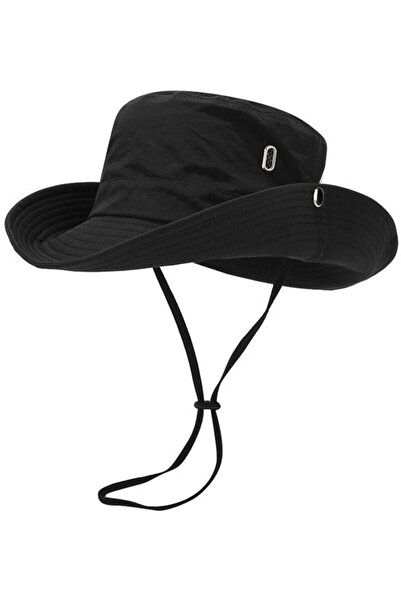 STARSTAR Hiking cap army green 55-58cm wide brim drawstring fisherman.