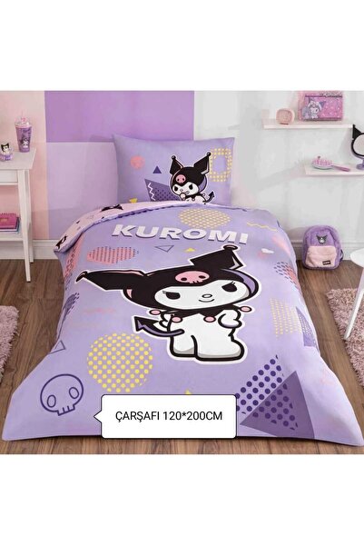 Taç Kuromi Pretty Licensed Fitted Sheet 120X200Cm Duvet Cover Set