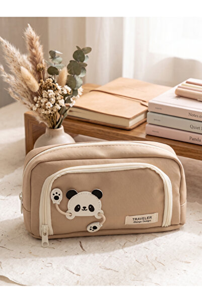 Dörtel Tedarik Panda Kawaii Θήκη για στυλό με πολλαπλά διαμερίσματα, μεγάλης ...