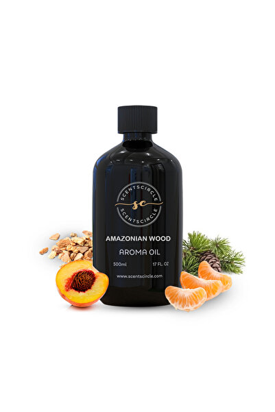 Scentscircle Amazonian Wood Aroma Diffuser Oil 500ml | Deep Woody Home Fragrance