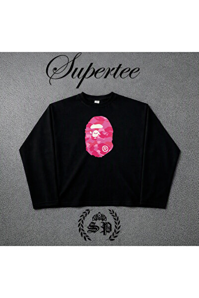 StartMore Bape City Long Sleeve Serisi Vintage Y2K Uzun Kollu T-Shirt Long Sl...
