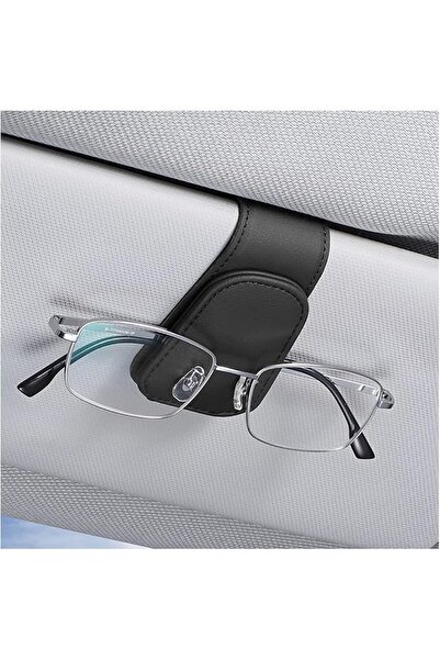Generic AICEL Sunglasses Holders for Car Sun Visor, Leather Eyeglasses Hanger...