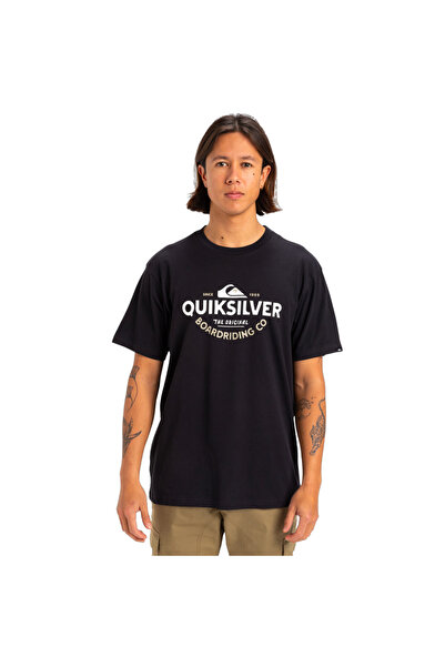 Quiksilver Τυπωμένο SS EQYZT08064-KVJ0 Μαύρο