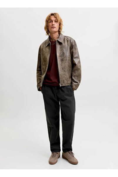 Jack & Jones Черни мъжки удобни чино панталони 12303011 -JPSTKANE VANCE JOGGER