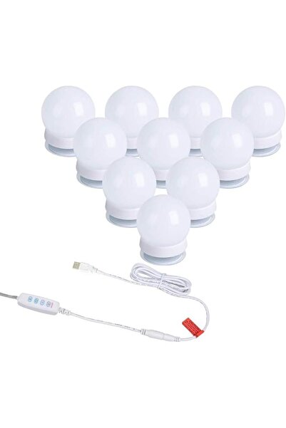 SCIENISH LED lights Beauty mirror three degrees lighting LED bulbs working el...