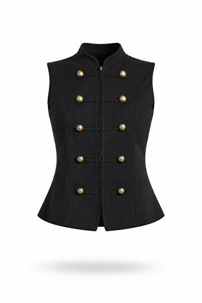 5in1Canpolat Black Napoleon Vest 17836