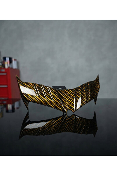 Mondial Drift L 125 Sarı Karbon Desenli Winglet