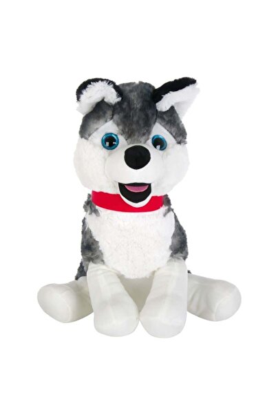 BAMI NETWORK Catel Husky de Plus 45cm pentru Joaca si Confort Copii