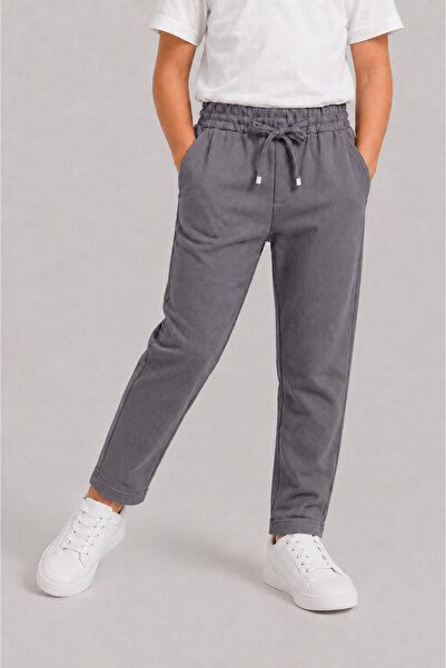 GİYİYORUM Boy's Pique Jogger Pants |   Lace-Up Elastic Waistband |   King Pik...