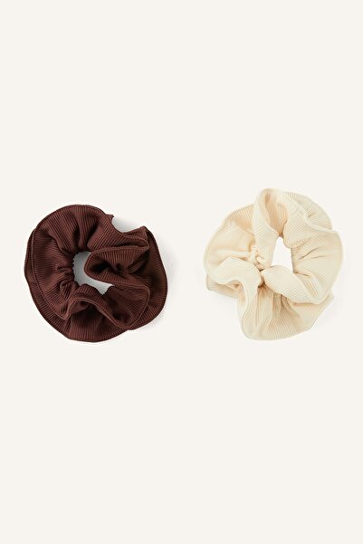 DeFacto Women's Set of 2 Twill Fabric Hair Clips I3641Axns