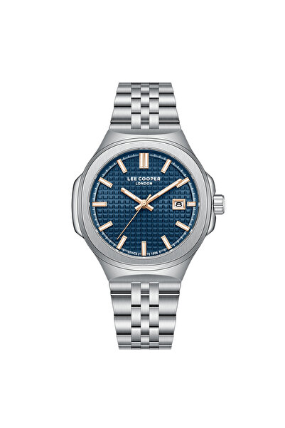 Lee Cooper Men's Date Dark Blue Dial Watch - LC08395.390