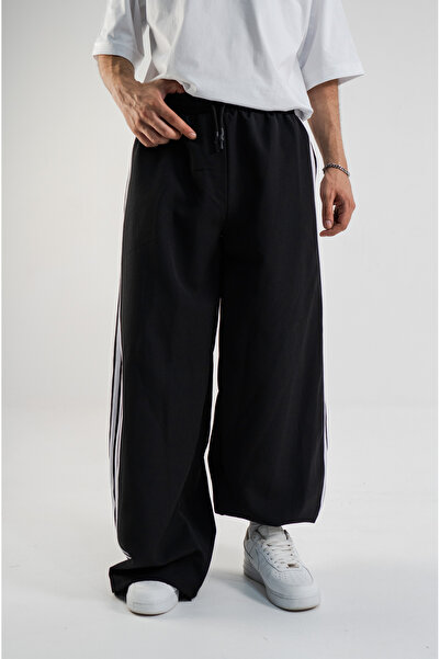 Gerusta Men's Comfortable Loose-Fitting Elastic Waist Trousers