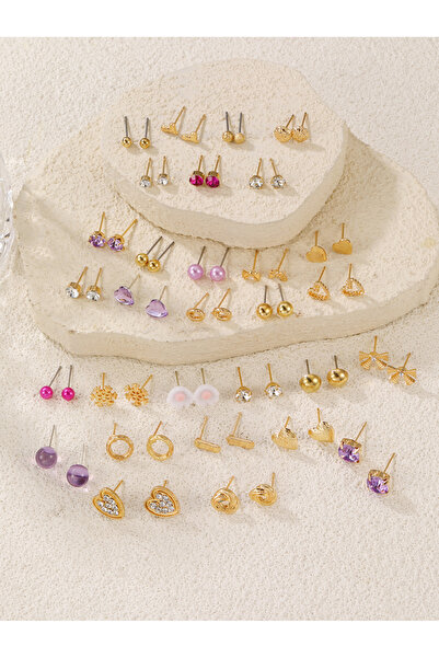 Take Two By Styli Set of 30 - Assorted Stud Earrings