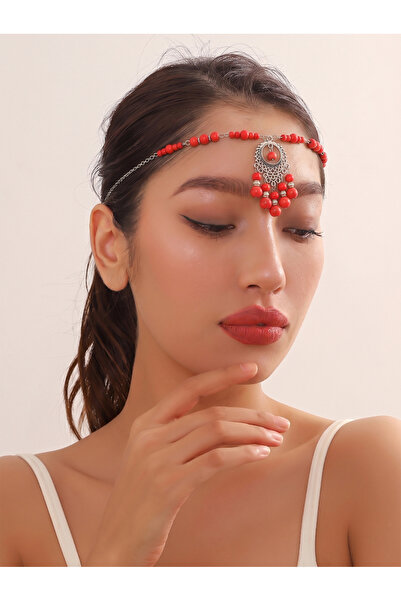 Take Two By Styli Beaded Bohemian-Style Chain Hair Accessory