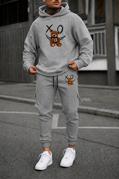 PAVRO Sweatshirt Tracksuit Set Oversize Shiny Comfortable Fit Quality Fabric ...