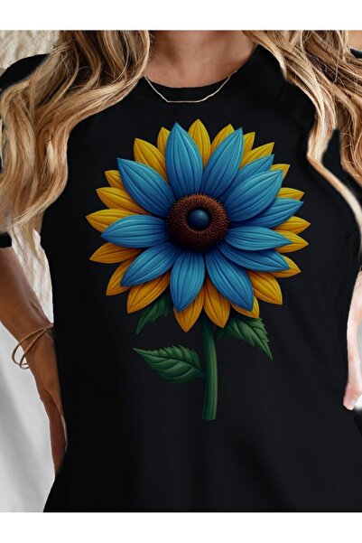 Generic Brand Blue and Yellow Layered Sunflower,everyday essential,back to sc...