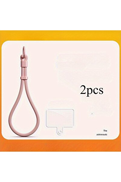 Choice1 pink-2pcs 2pcs Adjustable Anti-Lost Wrist Strap Dopamine Phone Lanyar...