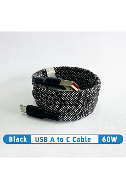 Choice3 1m(3.3ft) 60W A to C Black 100w Usb Type C To C Magnetic Cable 60w Su...