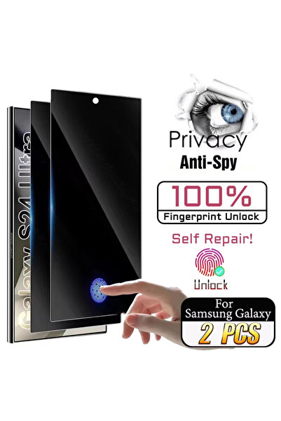 Choice16 Anti Peeping 1PCS Galaxy S24 FE 1-2PCS Anti Spy Tempered Glass For S...