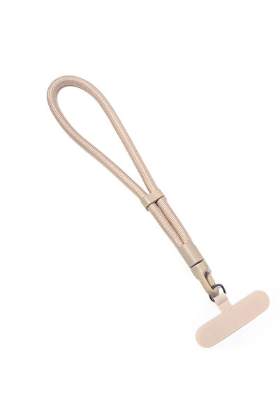 Choice3 Light brown 1Pc Universal Adjustable Phone Lanyard Colored Short Wris...