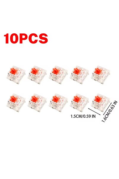 Choice7 مفاتيح لوحة مفاتيح ميكانيكية بديلة من Red Axis - 10 قطع أو 30 قطعة، 3...