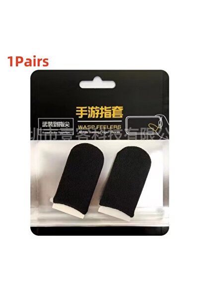 Choice4 1Pairs-Black Finger Cover Game Controller For PUBG Sweat Proof Non-Sc...