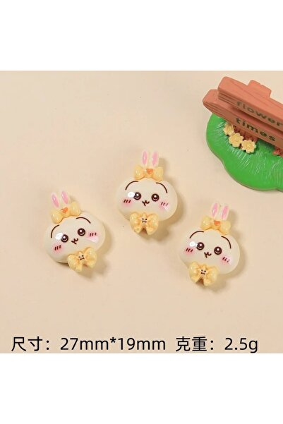 Choice10 I 3PCS 20PCS CHIIKAWA DIY Art Charm 3D Resin Kawaii Handmade Cream G...