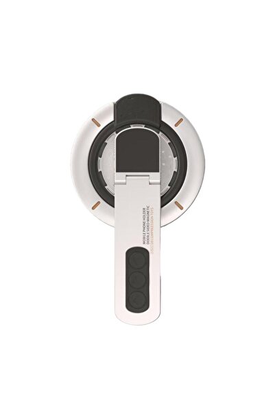Choice white Elough Magnetic Back Mount Phone Holder Stress Relief Ring Clip ...