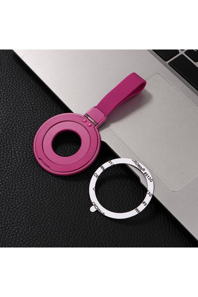 Choice1 Rose Red Universal Strong Magnetic Car Phone Holder Metal Buckle Fold...