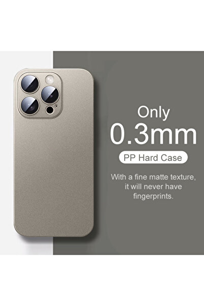 Choice3 iPhone 16 Pro Max Gray 0.3mm Ultra Thin Matte Case For iPhone 16 15 1...