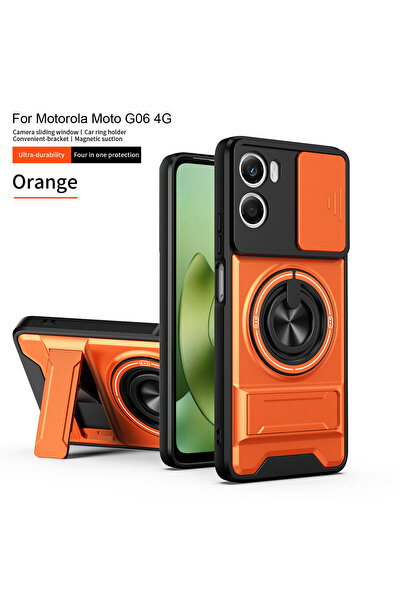 Choice6 Motorola Moto G06 SJia - Orange For G06 Case Moto G06 Power Cover Mot...