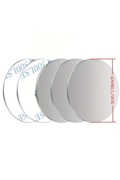 Choice Silver 5pcs Metal Plate for Magnetic Car Phone Holder Self-adhesive Ir...