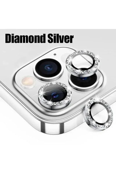 Choice29 15 Pro or 15 Promax Diamond Silvery Camera Lens Protector For IPhone...