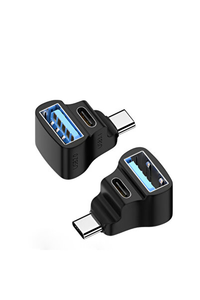 Choice1 2Pcs USB-C To USB-C USB-A Adapter 20Gbps USB-C Male To USB-C USB-A Fe...