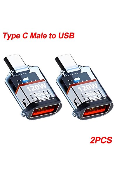 Choice12 2X B-Blue 120W Super Fast Charging USB3.2 Connectors USB A To Type C...