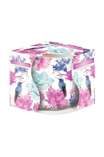 LCA Set 3 x Lumanare Parfumata in Pahar Imprimat, Touch of Nature, 22 Ore