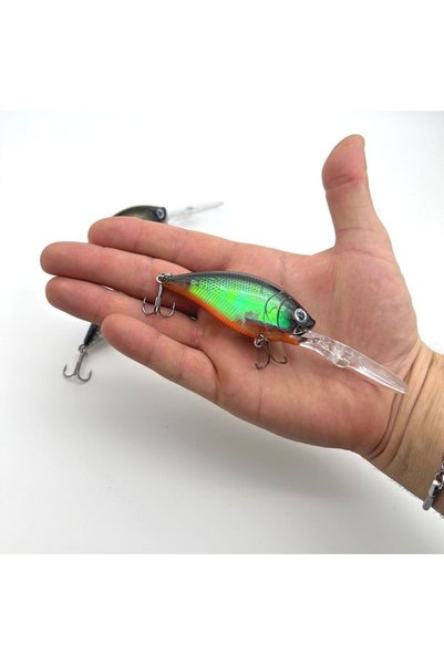 OEM Set de 4 năluci de pescuit 21 g, 70 mm