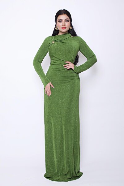 Opera Fashion فستان سهرة طويل خامة استرتش لمعة
