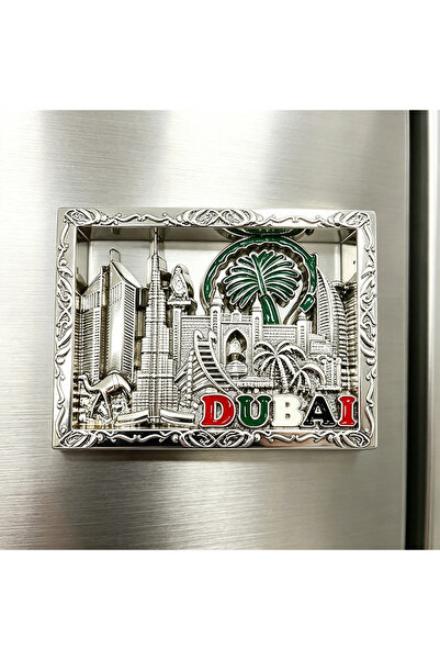 NUJET R471 Urban landmark metal refrigerator magnets retro relief hollowed-ou...