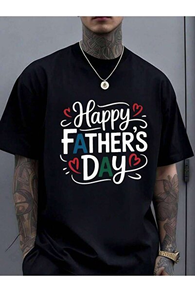 23ERVA Happy T-Shirt Men Women, Lightweight Comfy Gift Dad Or Stepdad For Fat...