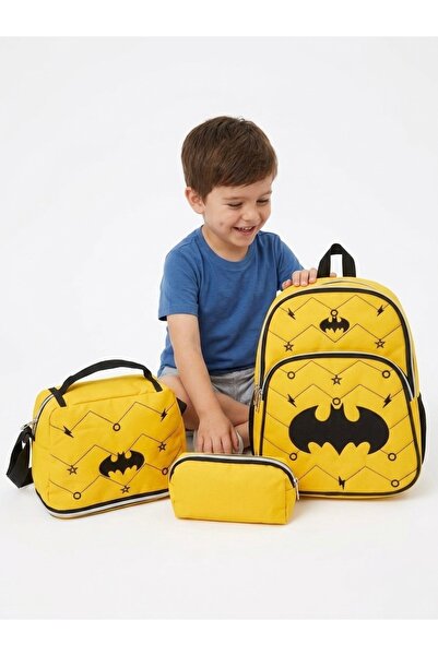 CYA Tekstil Batman 3 lu (okul çantası,termal 2 bölmeli beslenme çantası ve ka...
