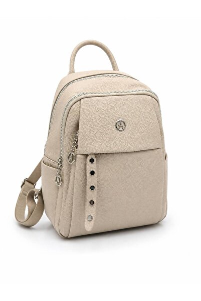 H&D COLLECTİON Multi-Compartment Convenient Backpack
