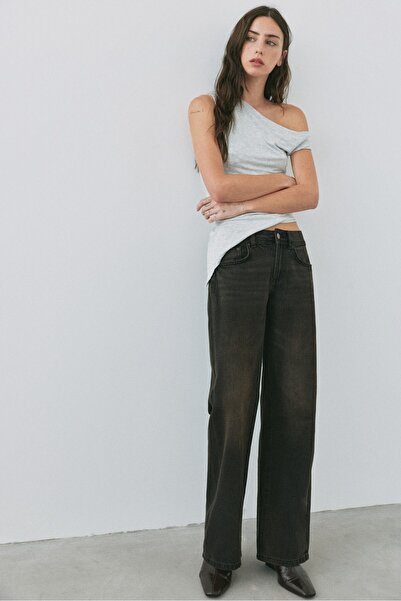 Pull & Bear Düşük bel straight fit jean