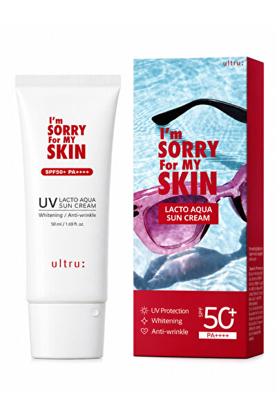 I'm Sorry For My Skin I’m Sorry For My Skin Lacto Aqua Sun Cream SPF 50+ PA+–...