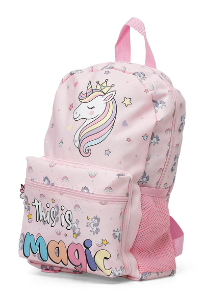 Polaris Geantă de grădiniță pentru fete roz BTS UNICORN BPCK