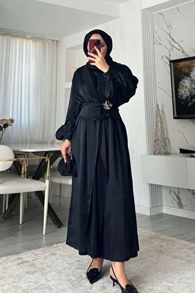 müqofficial Maysa Abaya Set - Black