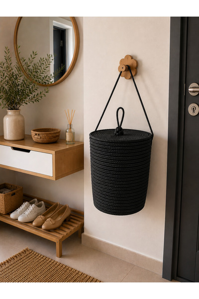 EGE ÖRGÜM Shoe Cover Basket 30X20 cm Bag Holder Hangable Shoe Cover Holder Mu...