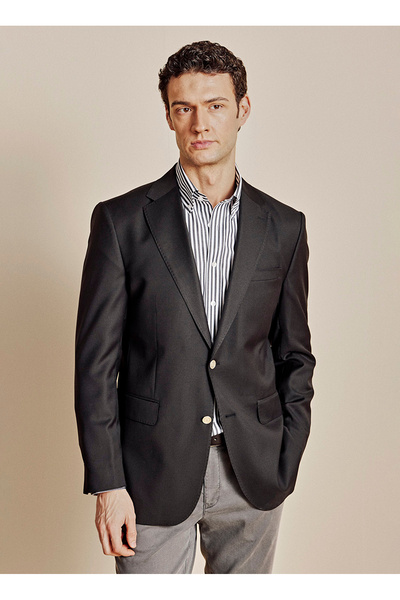 BROOKS BROTHERS Siyah Erkek Regular Fit Ceket