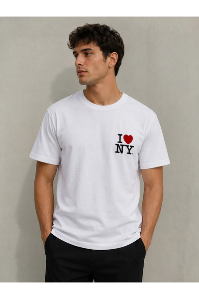 SOFT AURA Unisex White Oversize T-Shirt 1788