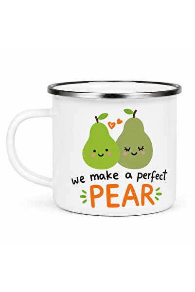 OEM Κατασκευάζουμε μια κούπα σμάλτου  "Perfect Pear ", από εμαγιέ μέταλλο, λε...